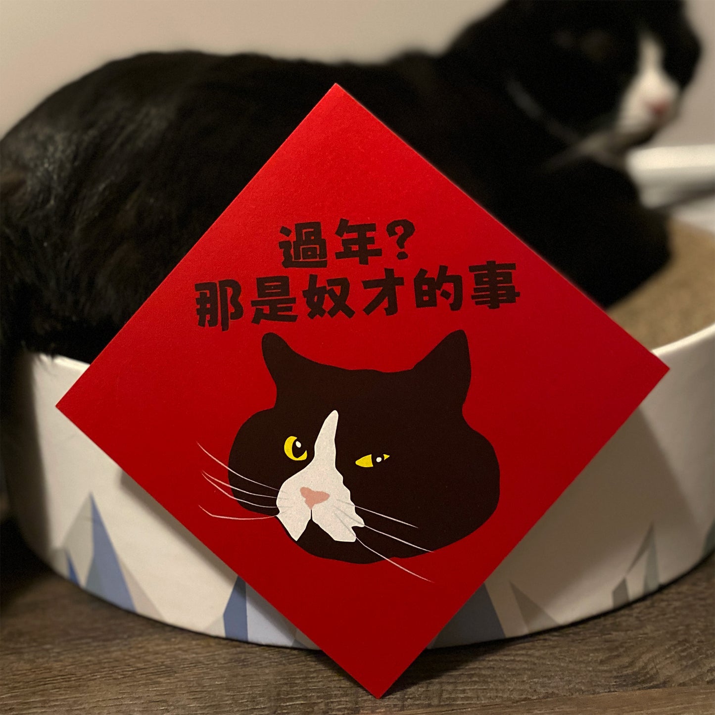 過年?那是奴才的事 (New Year? That’s a Servant’s Job) Postcard