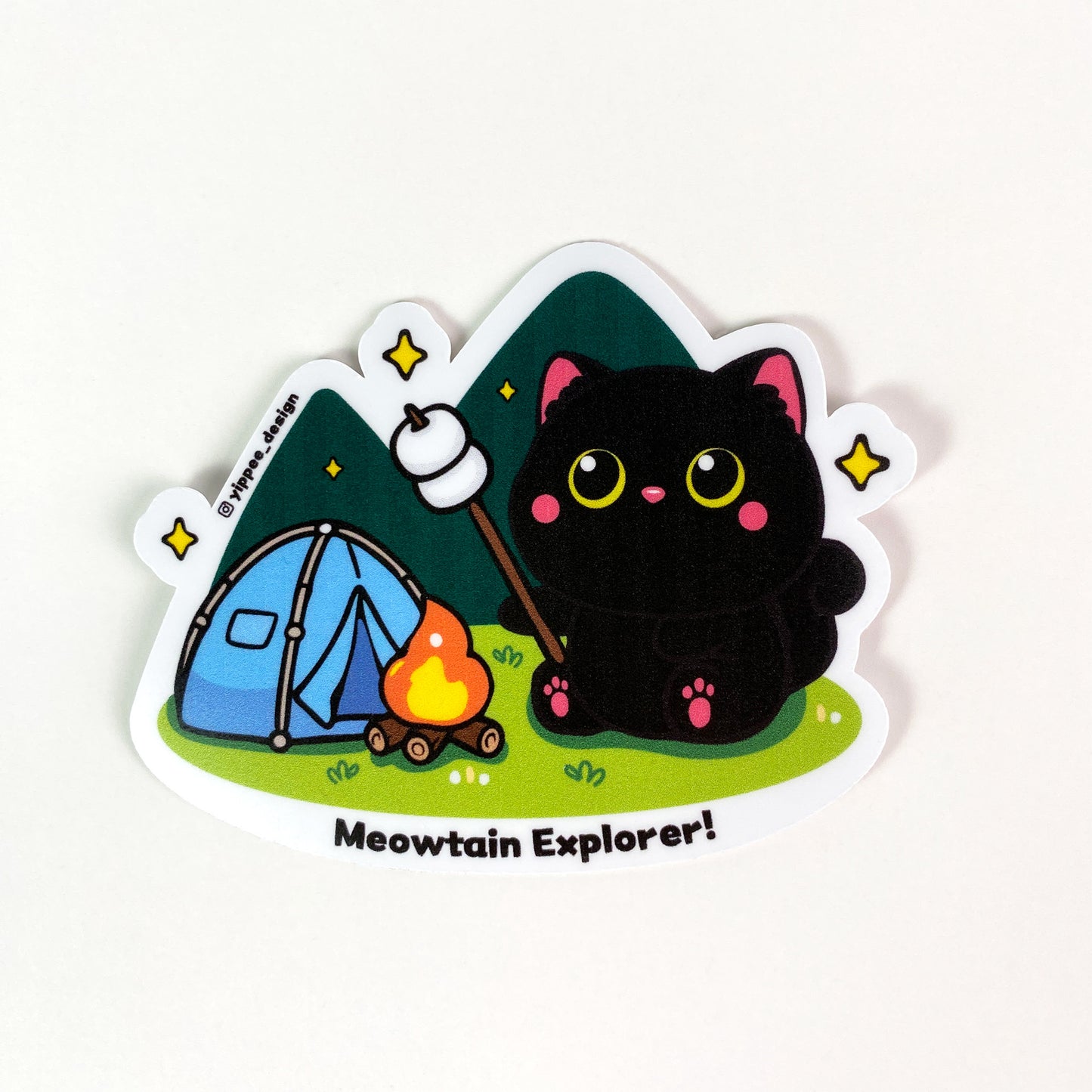 Meowtain Explorer Sticker