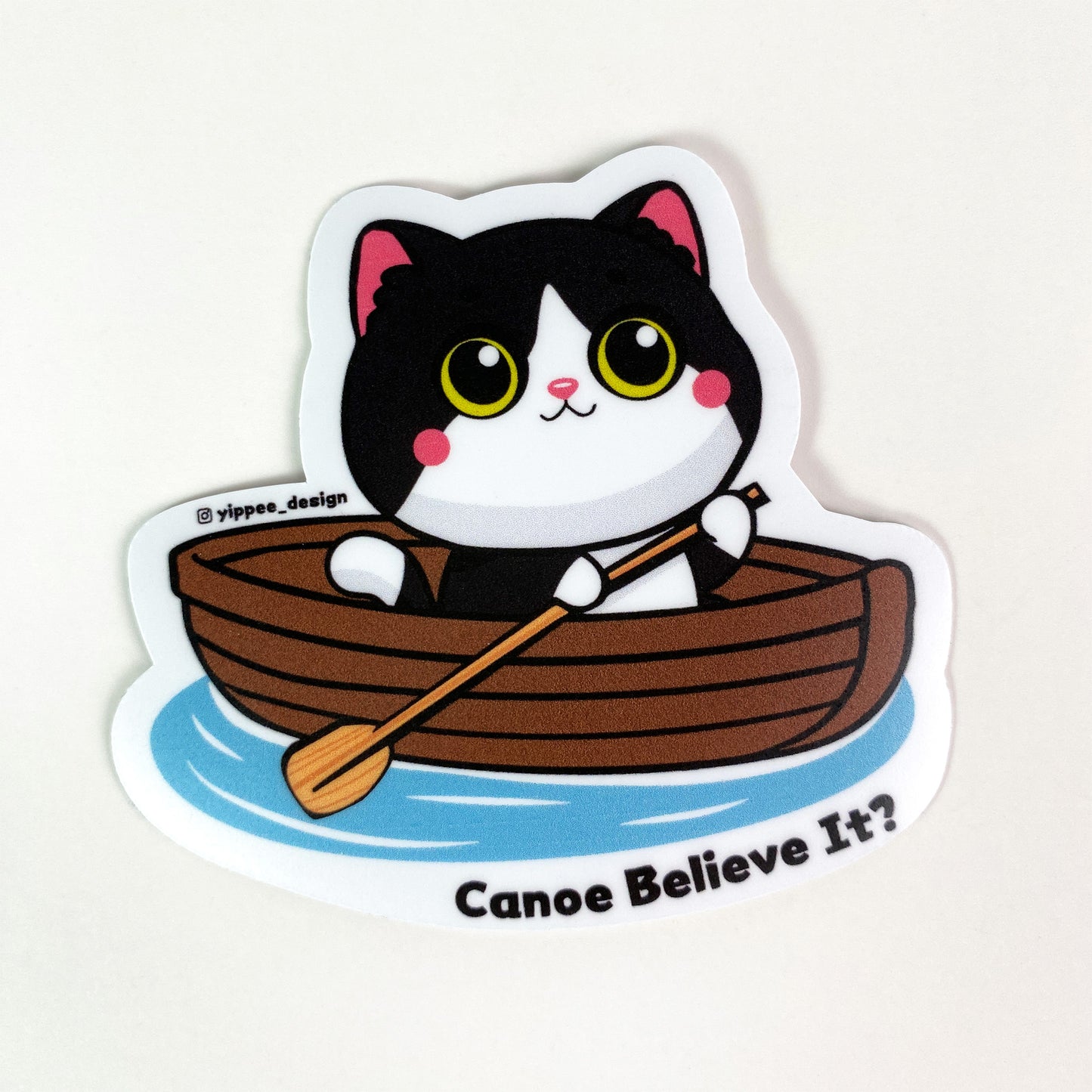 Canoe Believe It Sticker