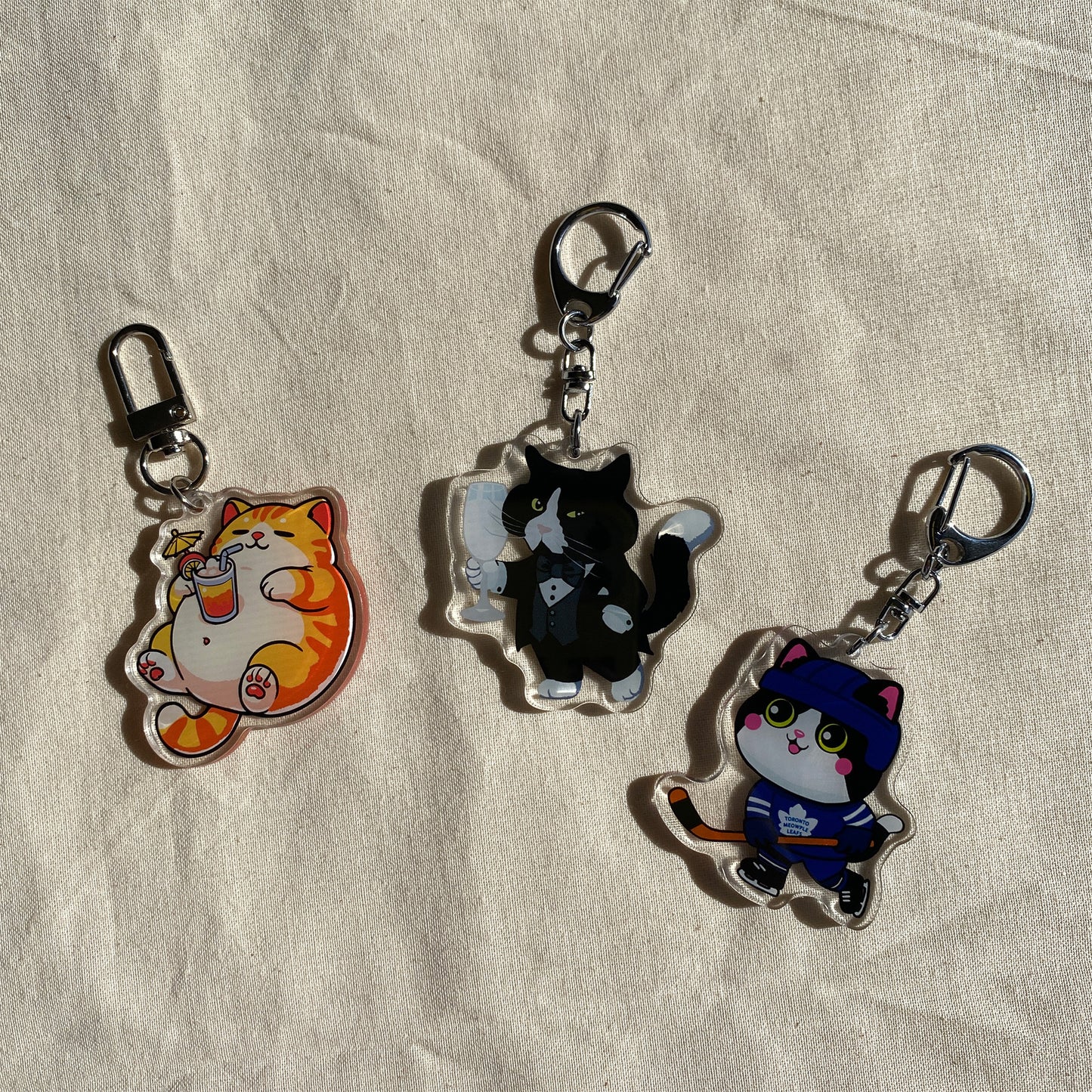 Toronto Meowple Leafs Keychain