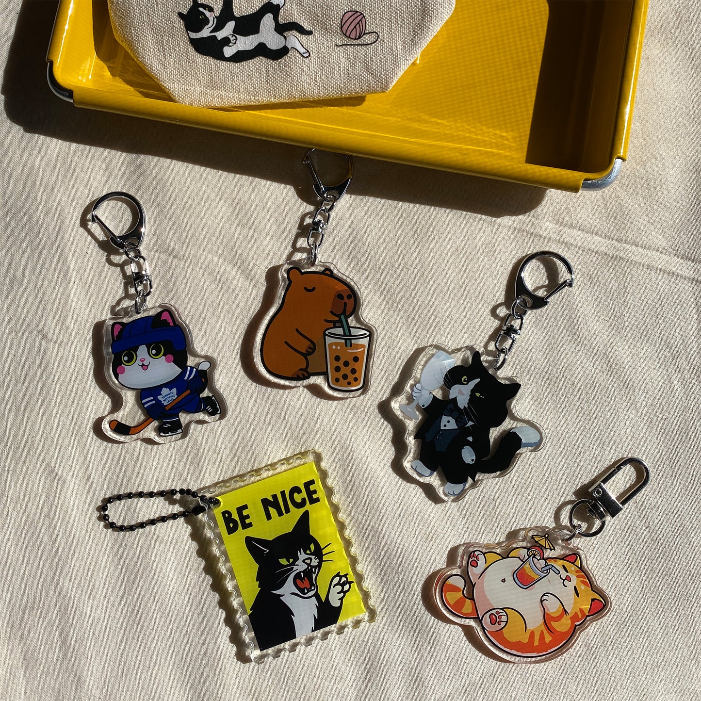 Be Nice Keychain