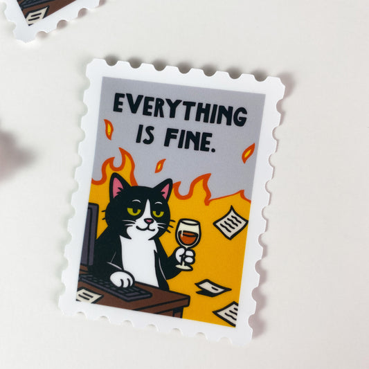 Everything Is Fine – Sticker