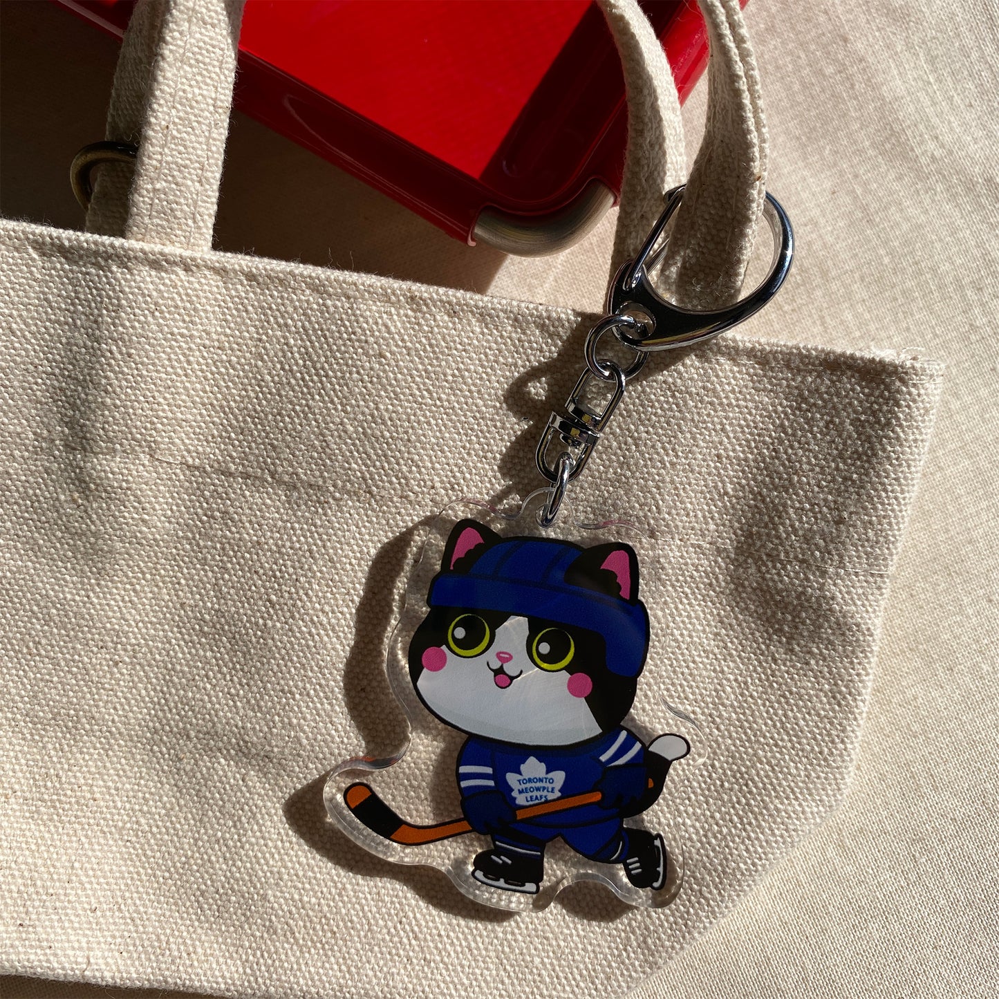 Toronto Meowple Leafs Keychain