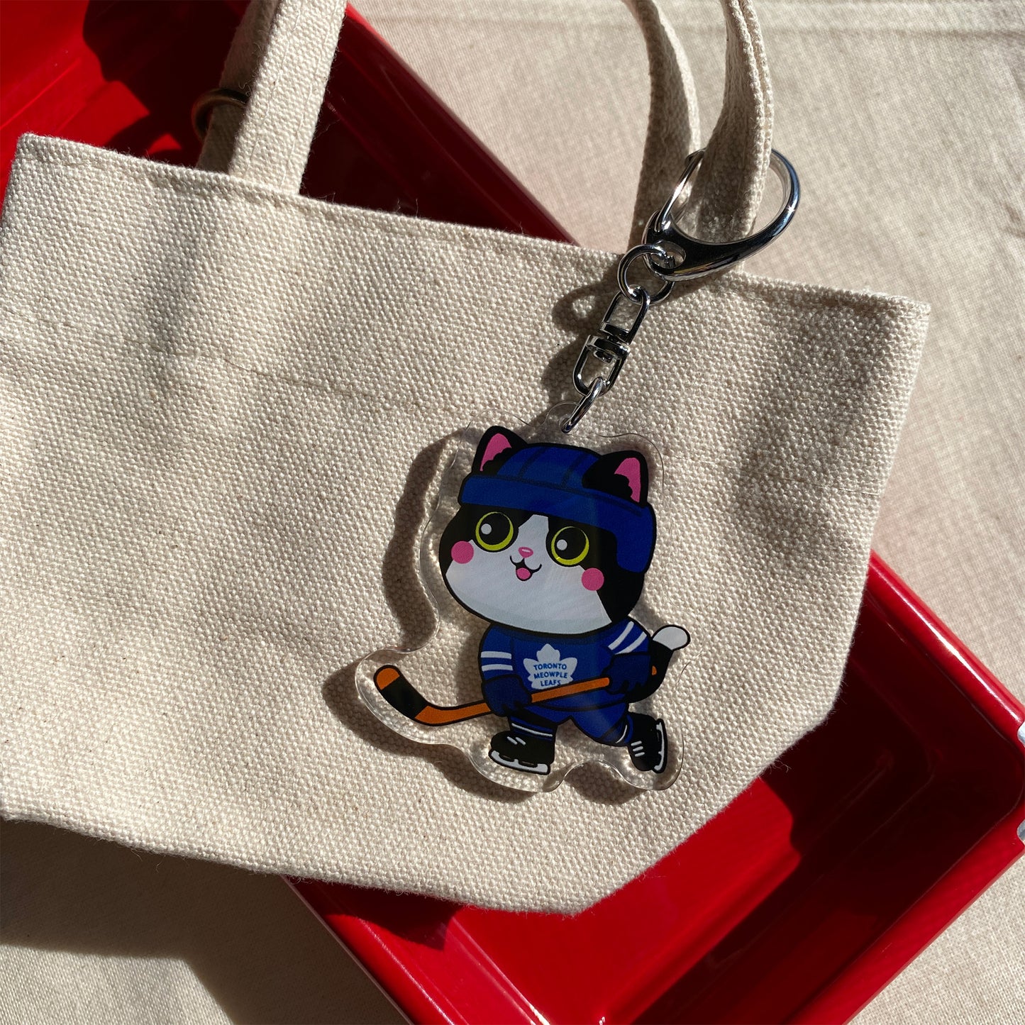 Toronto Meowple Leafs Keychain