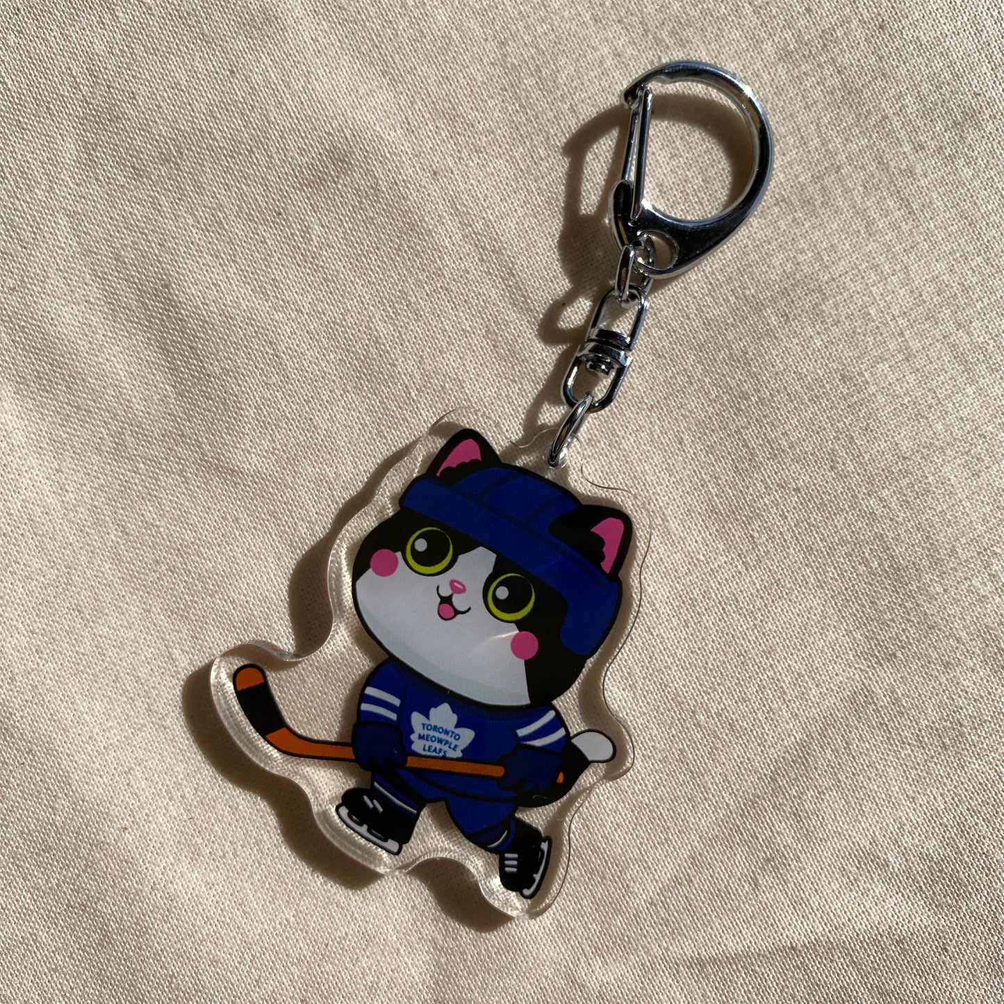 Toronto Meowple Leafs Keychain