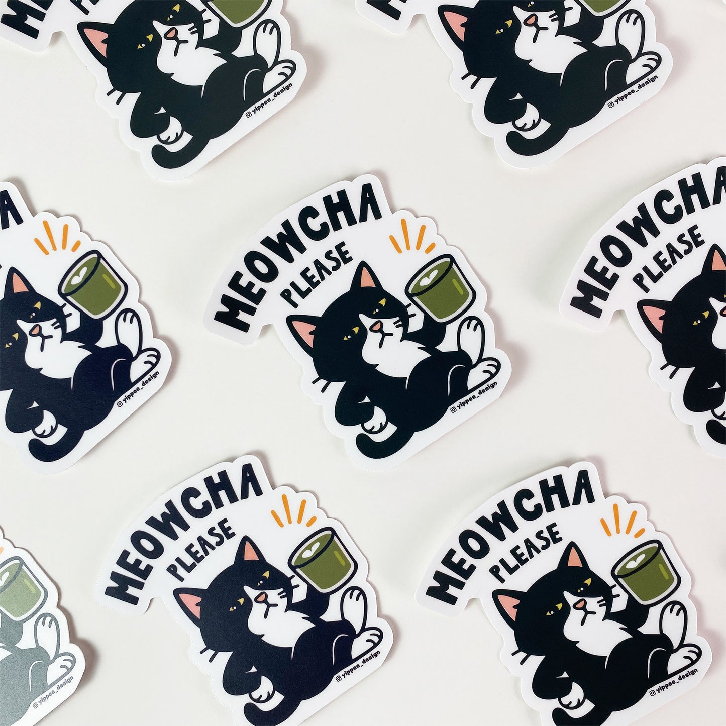 Meowcha Please – Sticker