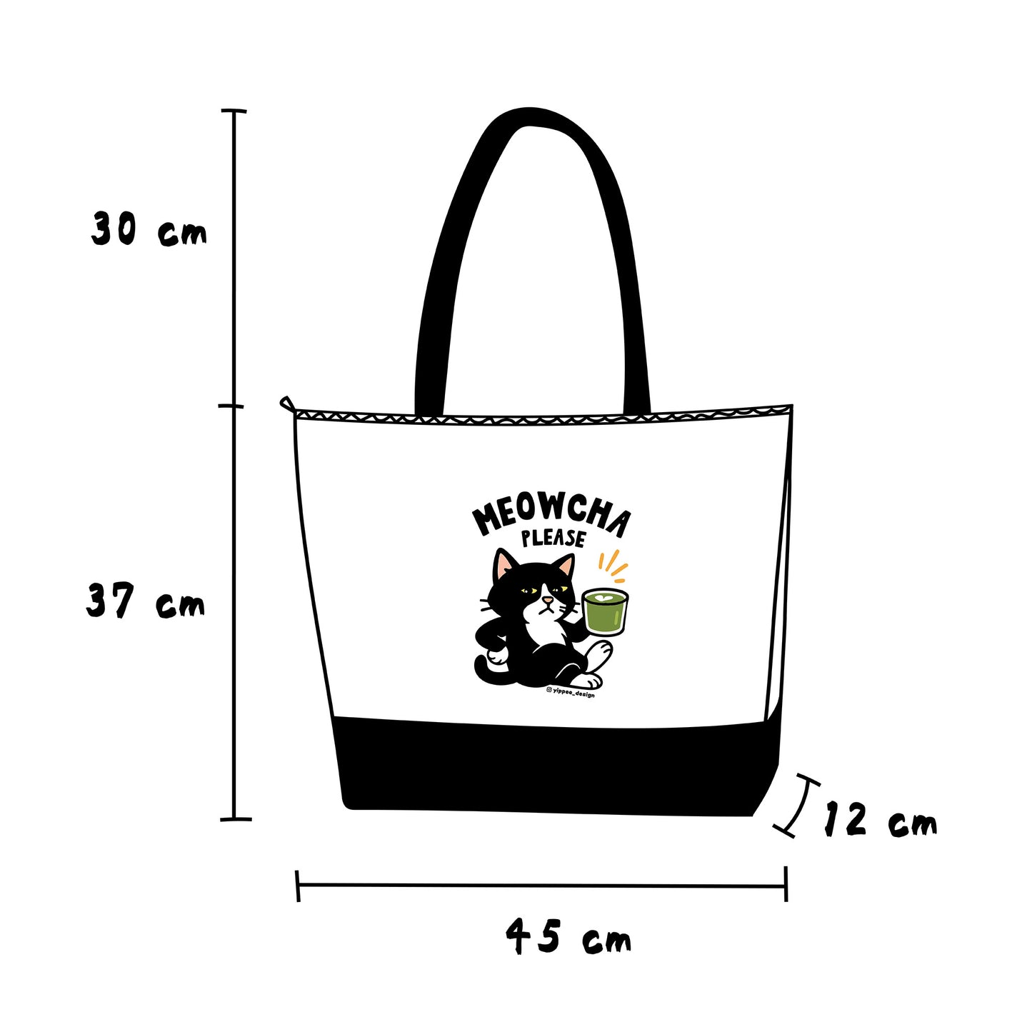 Meowcha Please Tote Bags, Tote-Ally Prepared