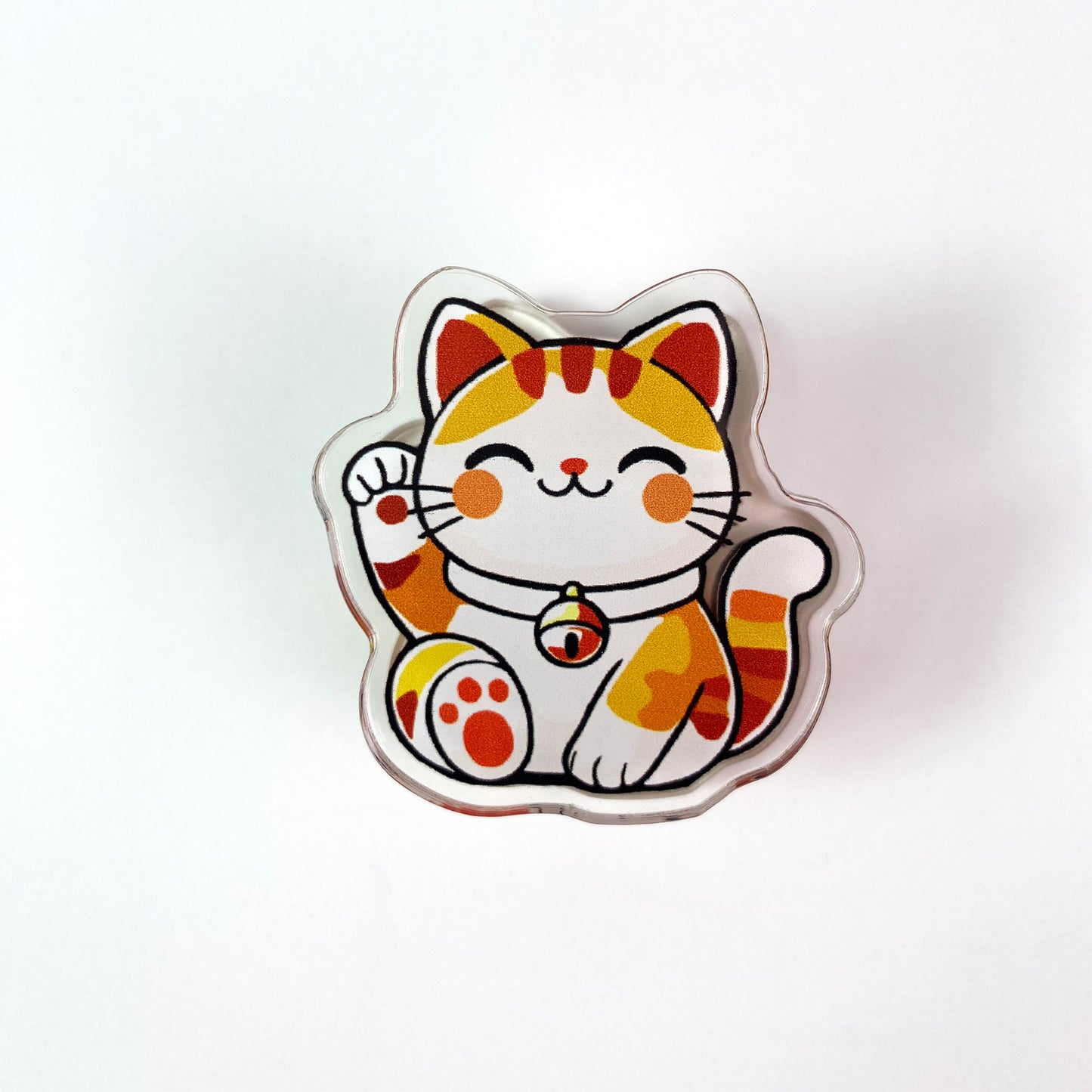 Lucky Cat Acrylic Clips