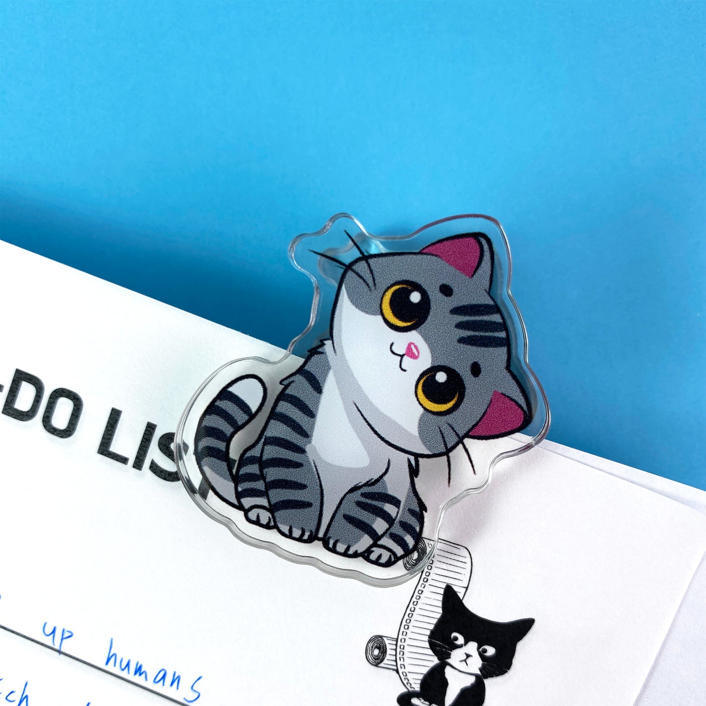 Head Tilt Activated Acrylic Clips