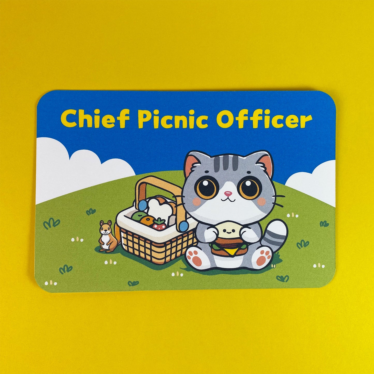 Chief Picnic Officer – Postcard