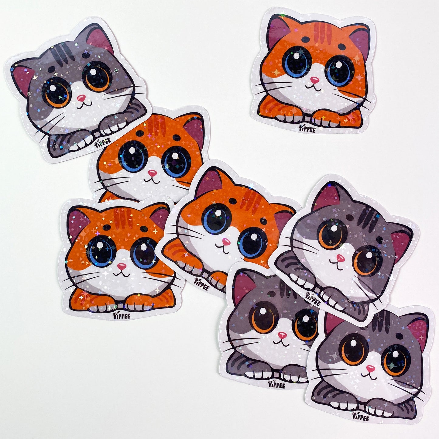 Big-Eyed Purrfection Sticker