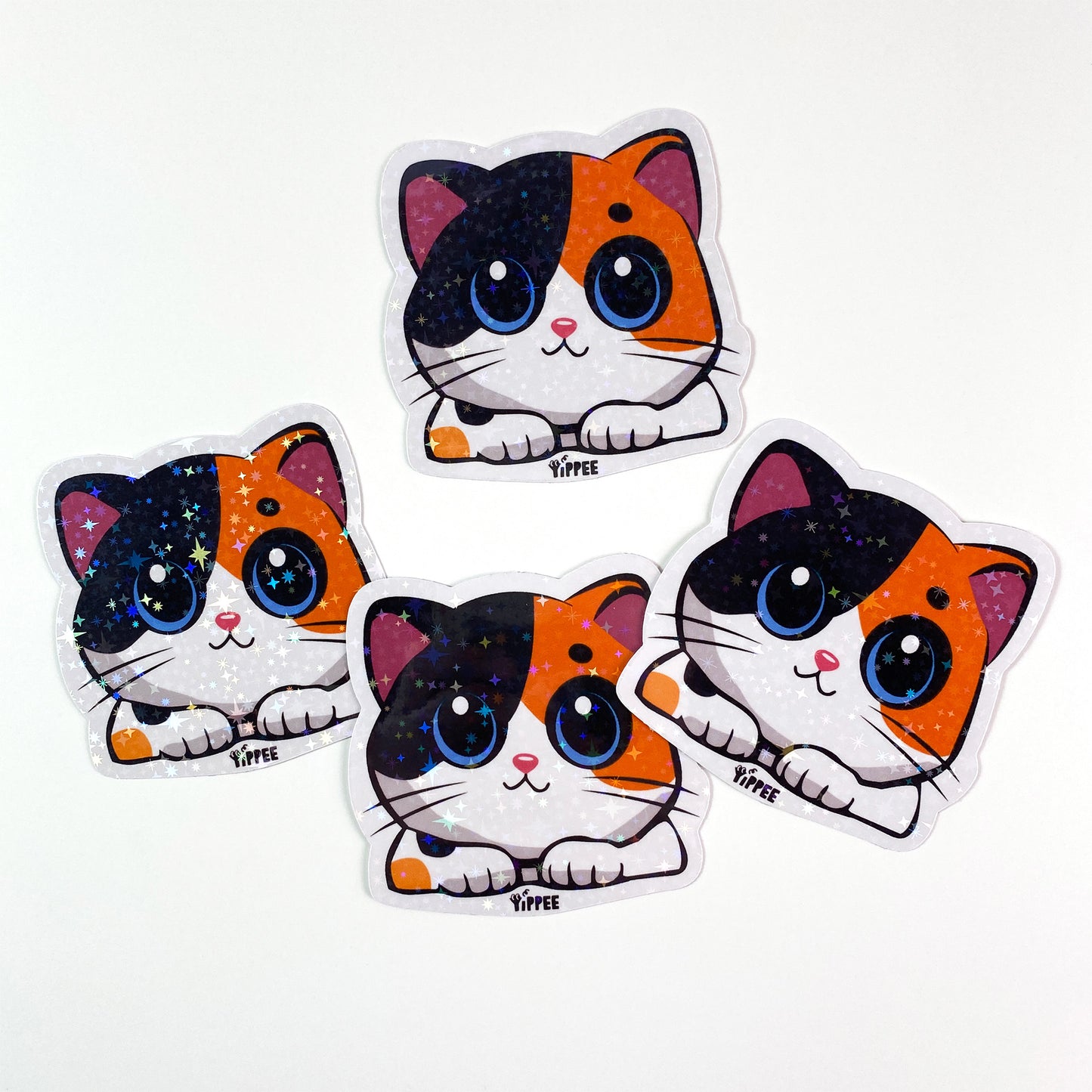 Big-Eyed Purrfection Sticker