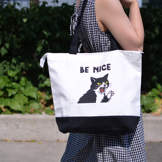 Be Nice Tote Bags, Tote-Ally Prepared