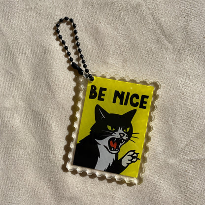 Be Nice Keychain
