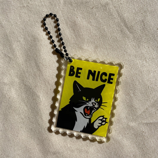 Be Nice Keychain