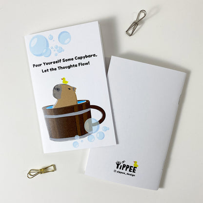 Capybara Coffee Pocket Notebook