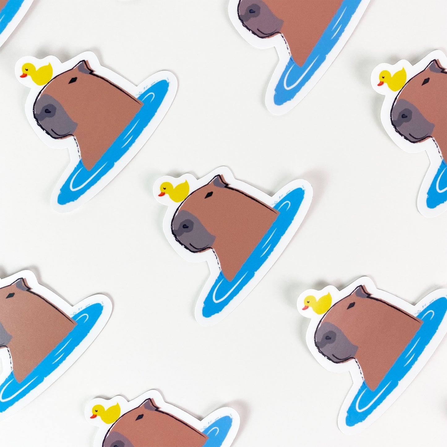 Capybara Spa Day – Sticker