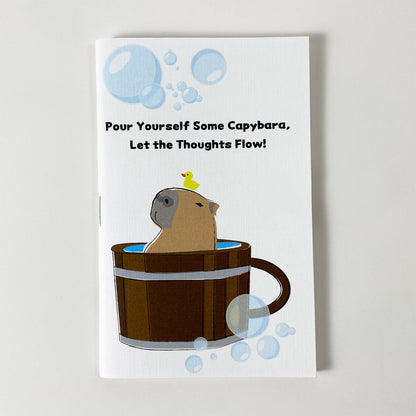 Capybara Coffee Pocket Notebook