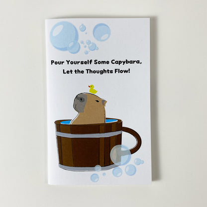 Capybara Coffee Pocket Notebook