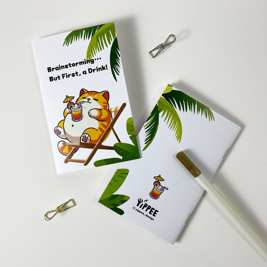 Tropical Cat Edition Pocket Notebook