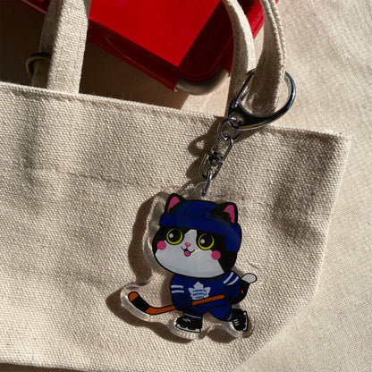 Toronto Meowple Leafs Keychain