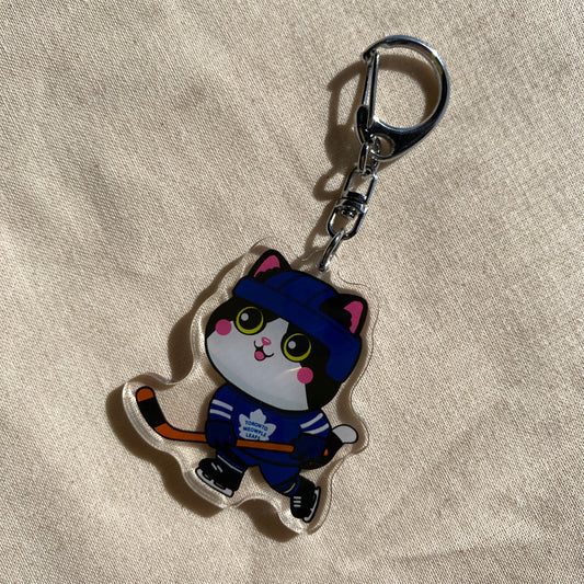 Toronto Meowple Leafs Keychain