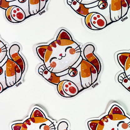 Lucky Cat Sticker