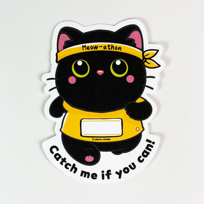 Meow-athon – Personalized Postcard