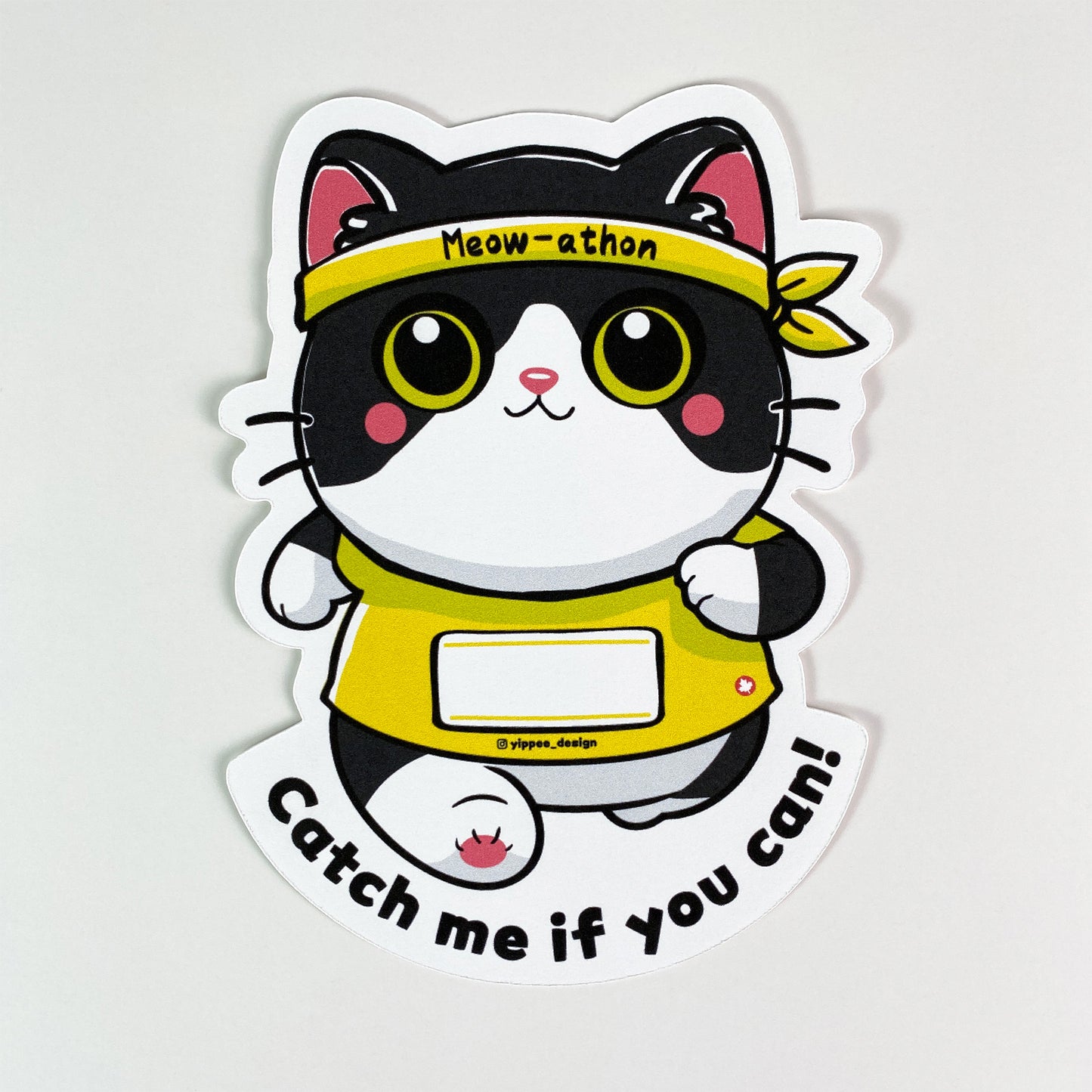 Meow-athon – Personalized Postcard