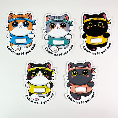 Meow-athon – Personalized Postcard