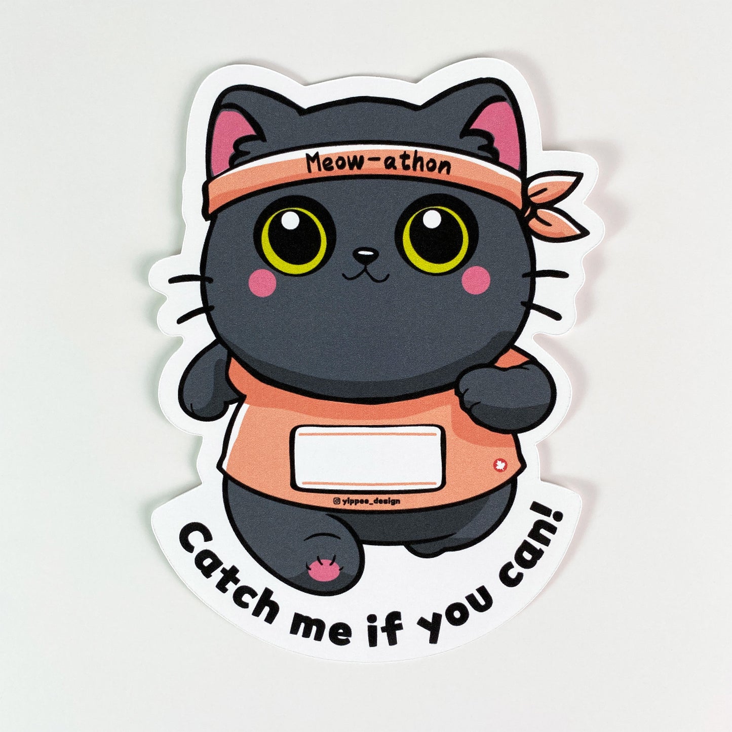 Meow-athon – Personalized Postcard