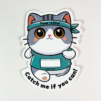 Meow-athon – Personalized Postcard