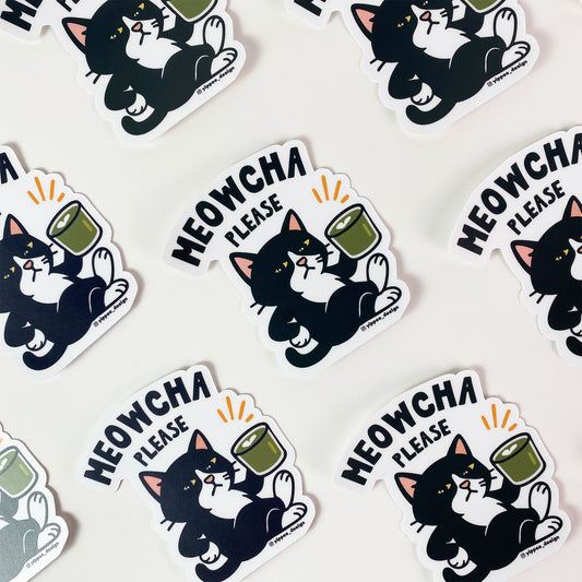 Meowcha Please – Sticker
