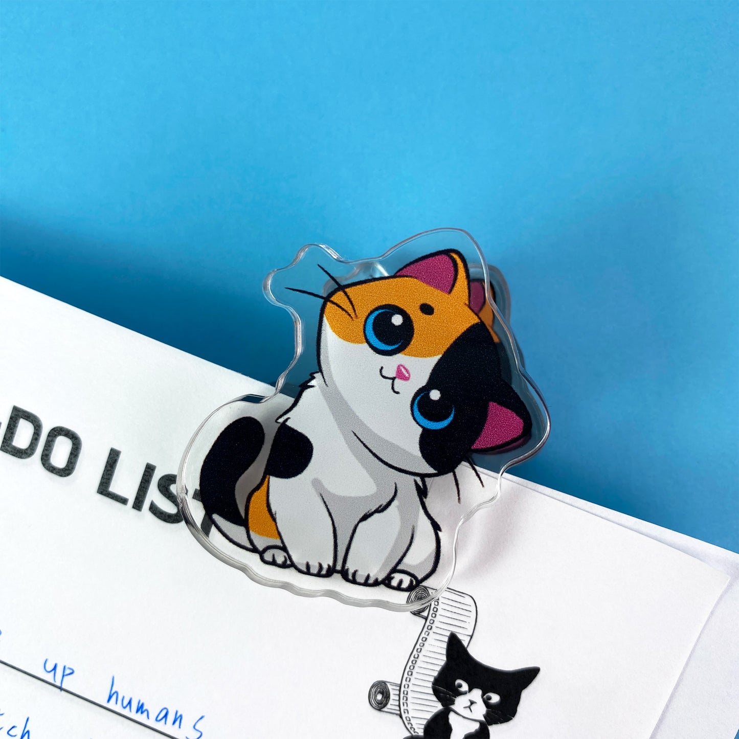 Head Tilt Activated Acrylic Clips