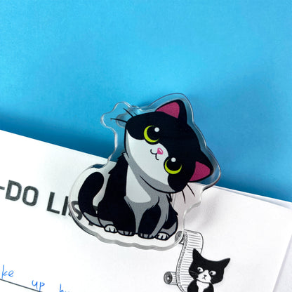 Head Tilt Activated Acrylic Clips