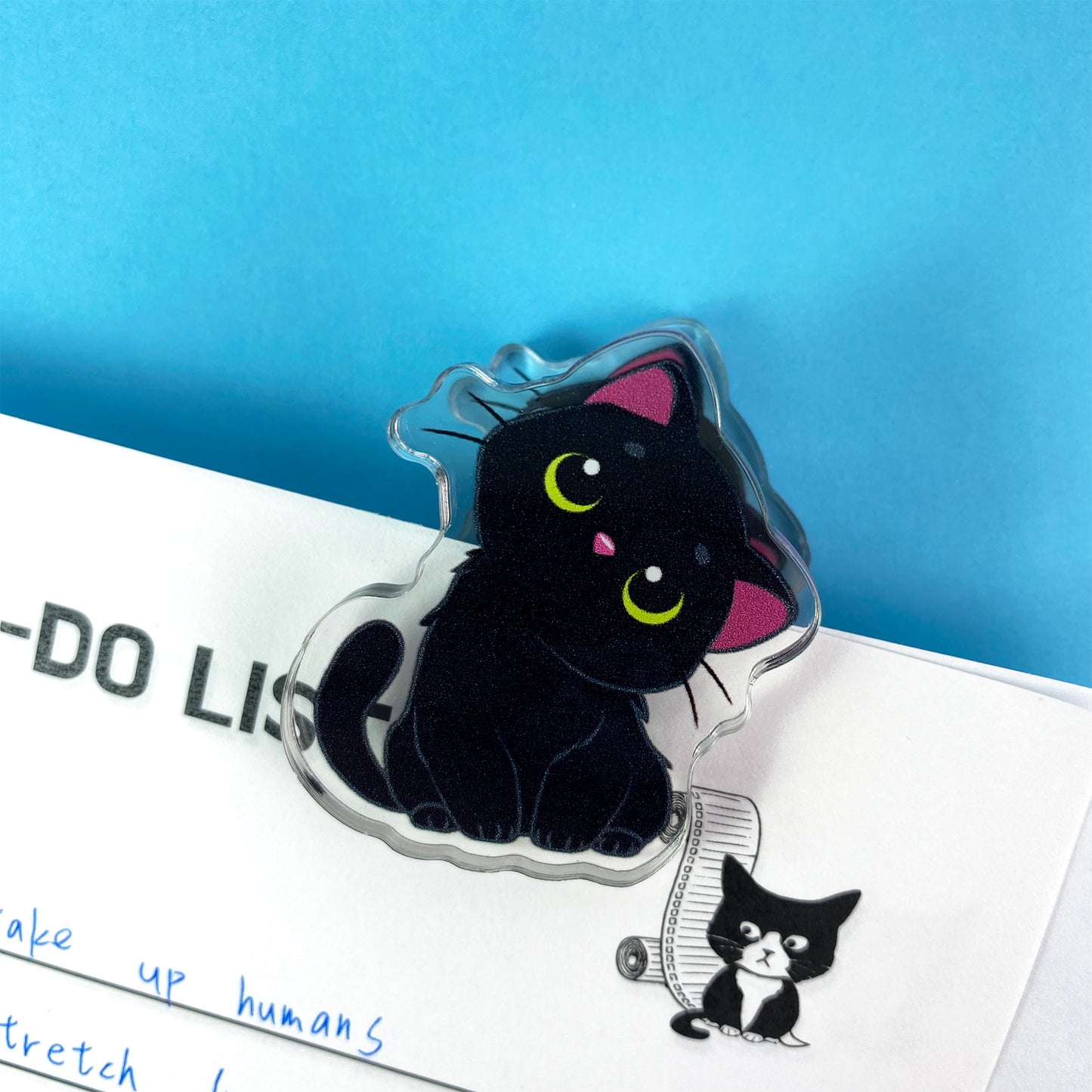 Head Tilt Activated Acrylic Clips