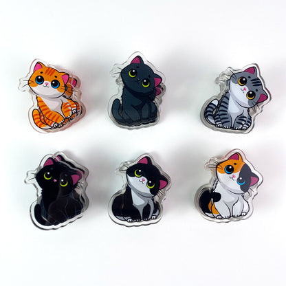 Head Tilt Activated Acrylic Clips