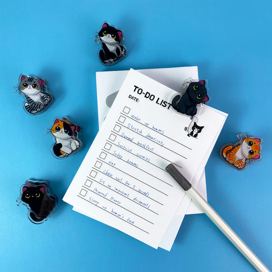 Head Tilt Activated Acrylic Clips