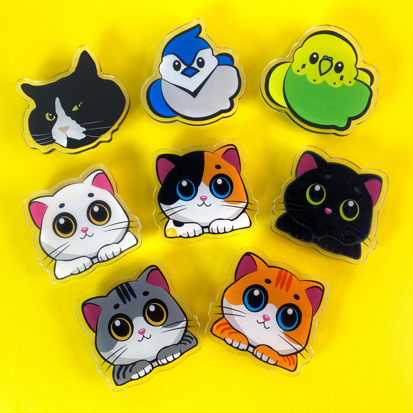 Tuxedo Cat Mobile Grip