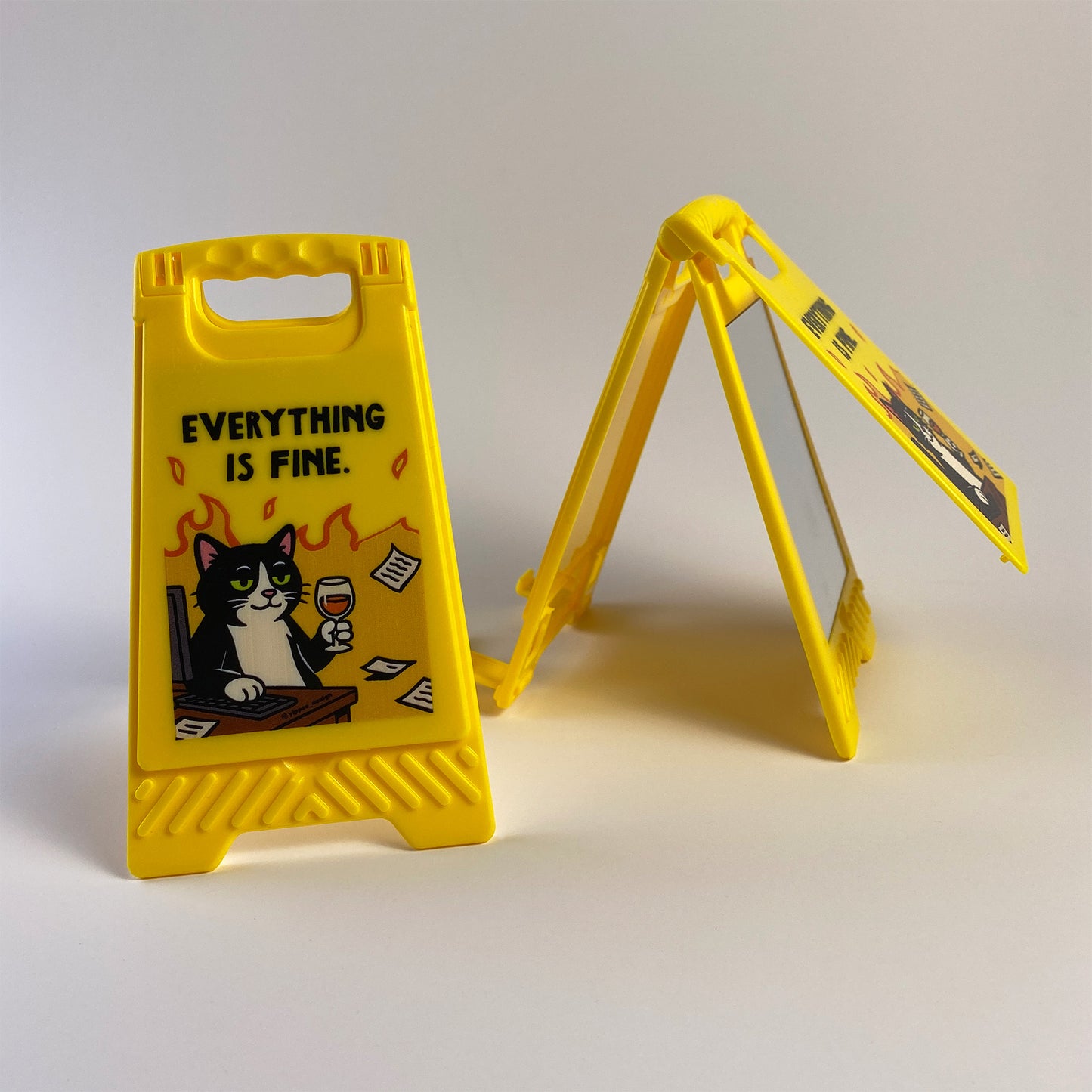 Everything Is Fine Phone Stand