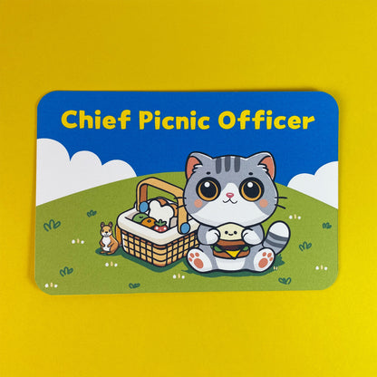 Chief Picnic Officer – Postcard