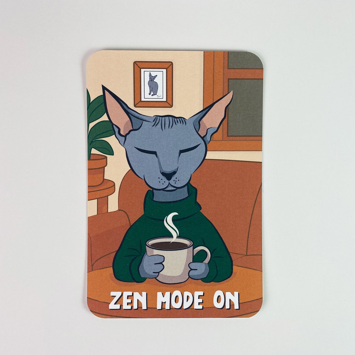Zen Mode On – Postcard