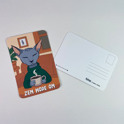 Zen Mode On – Postcard