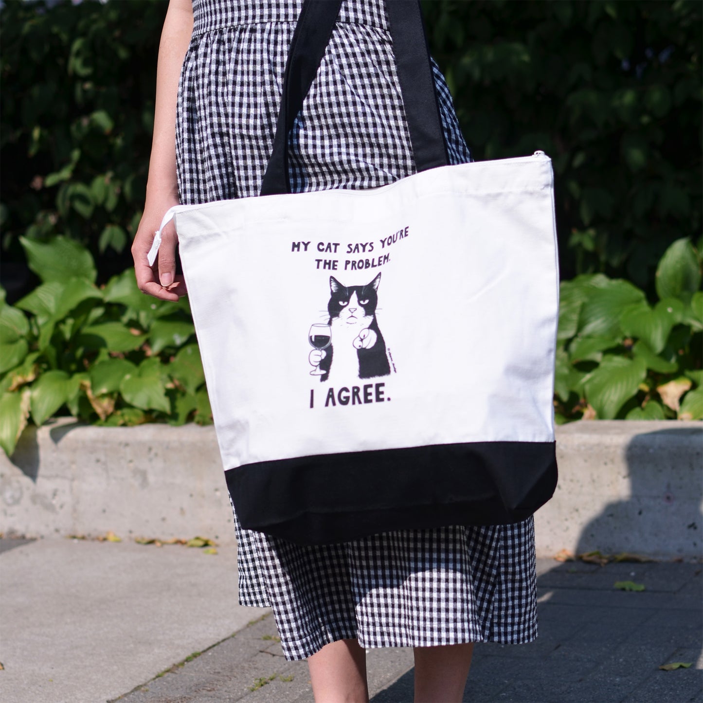 My Cat Says You're the Problem Tote Bags, Tote-Ally Prepared