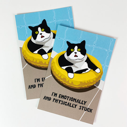 Emotionally and Physically Stuck – Postcard