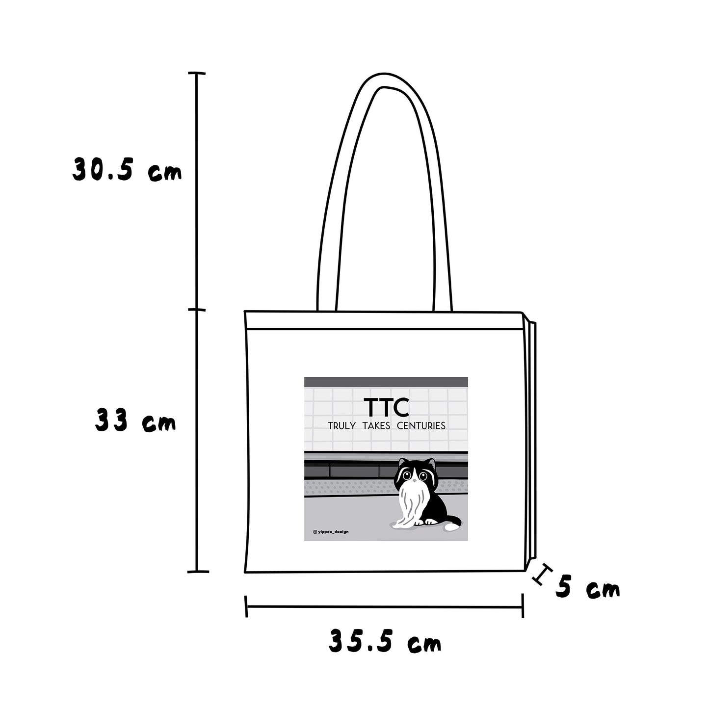TTC Truly Takes Centuries Tote Bags, Tote-Ally Handy